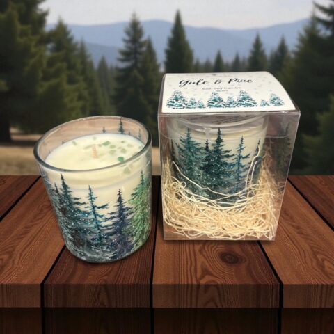 Yule & Pine soy candle